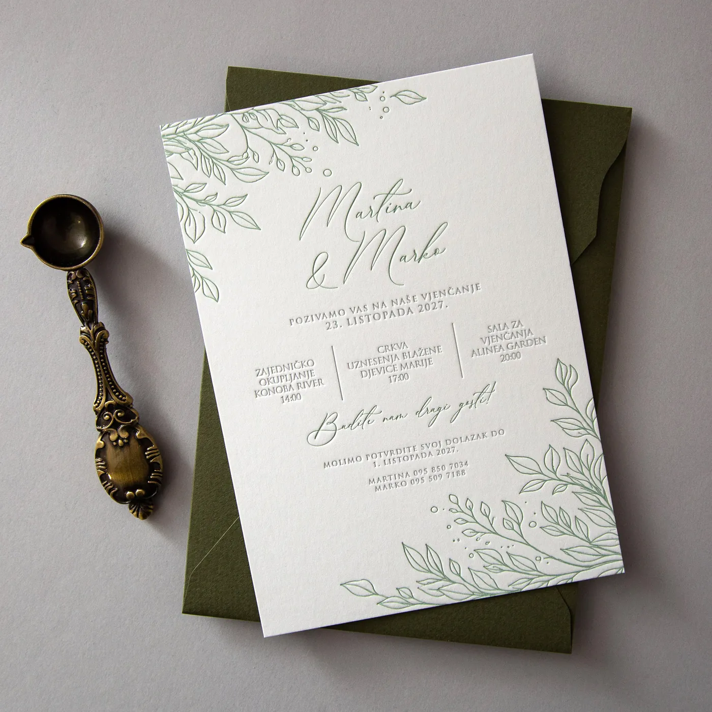 POZIVNICA P105 Soft-Letterpress