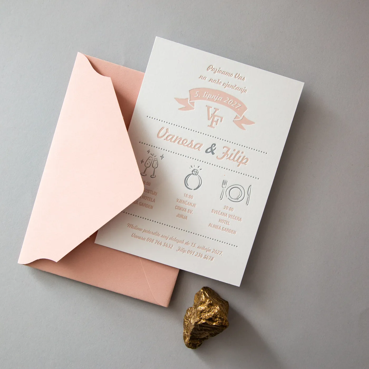 POZIVNICA P103 Soft-Letterpress