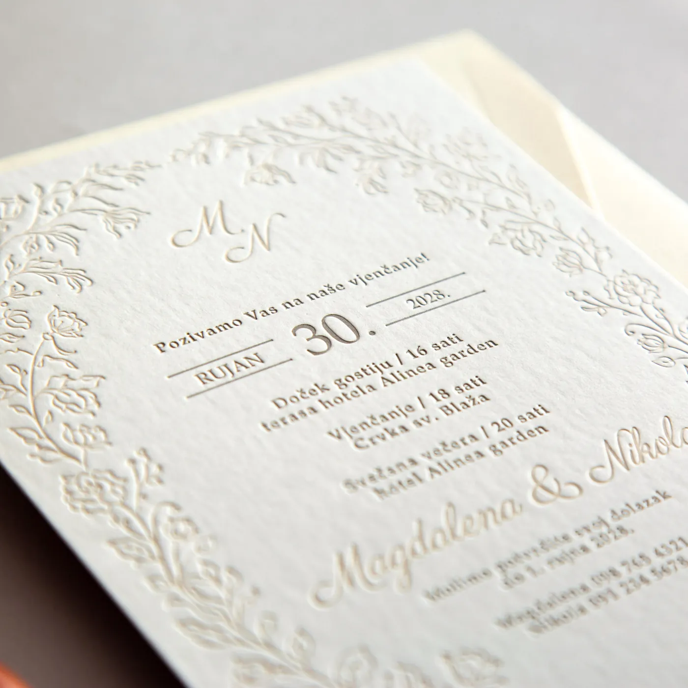 POZIVNICA P107 Soft-Letterpress