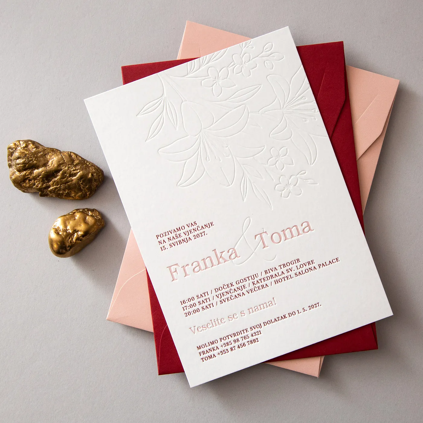 POZIVNICA P108 Soft-Letterpress
